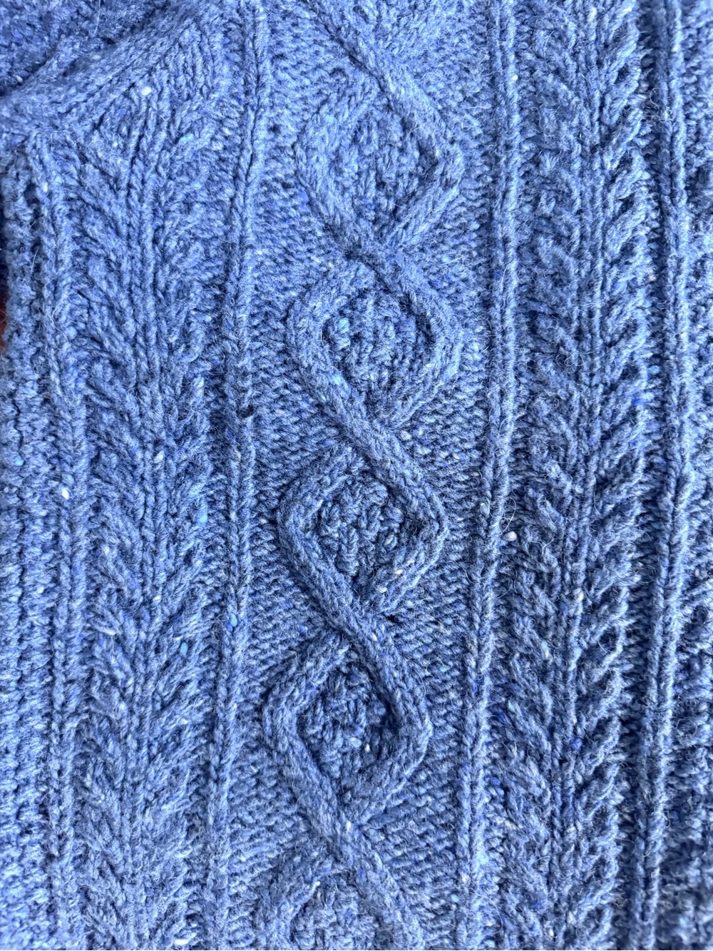 Alex Mill Blue Cable Knit Button-Up Cardigan - Picture 4 of 4